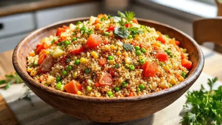 salada de cuscuz vegetariana