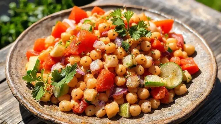 Salada de grão de bico