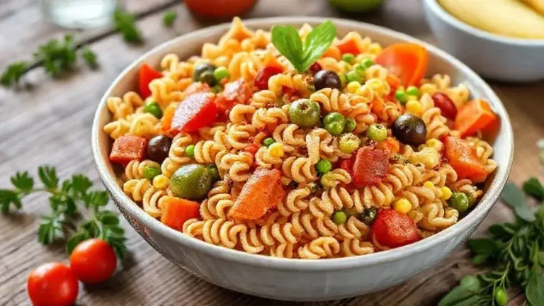 salada de macarrão