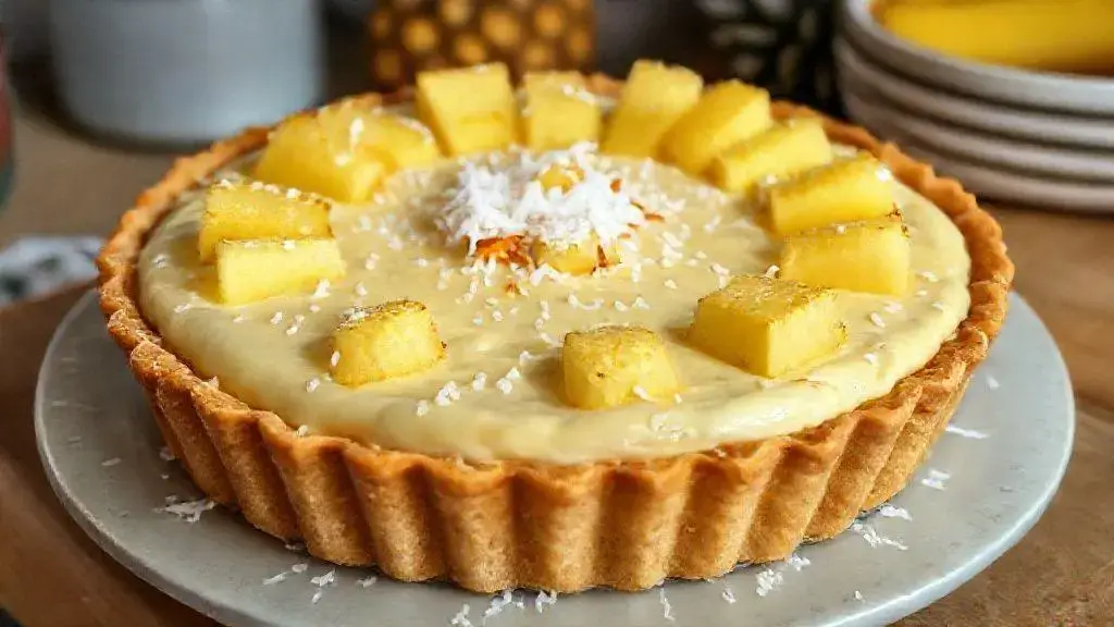 Torta mineira de abacaxi