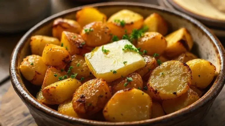 batata assada com manteiga
