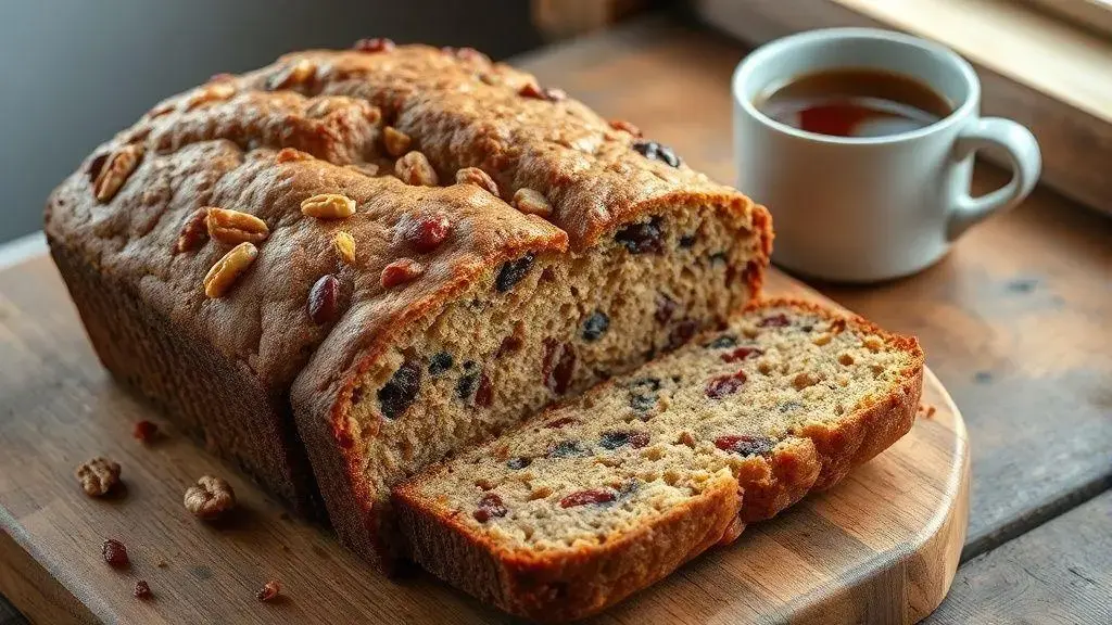 Bolo de frutas secas