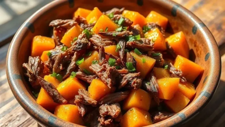 Carne seca com abóbora