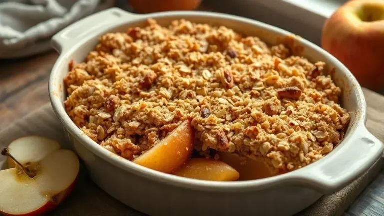 Crumble de maçã