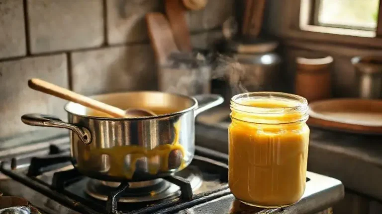 Doce de leite caseiro com leite de vaca