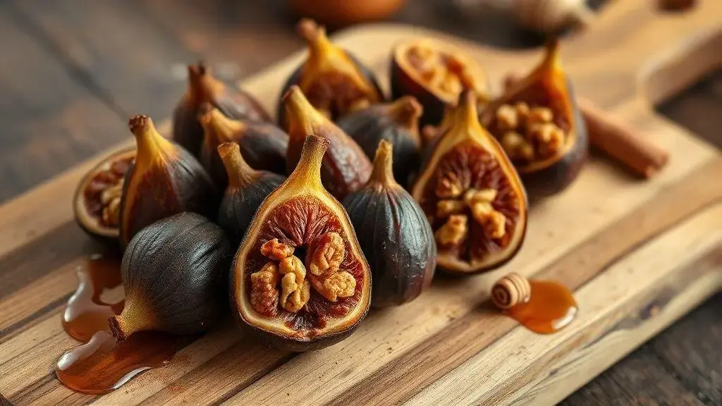 Figos secos com nozes