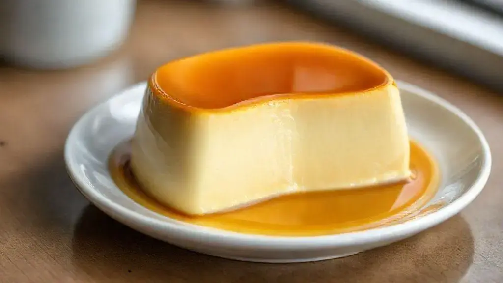 Flan de baunilha