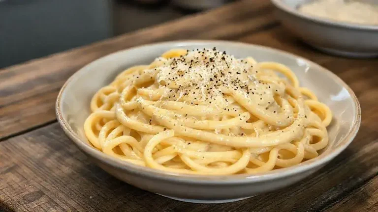 Macarrão ao molho branco