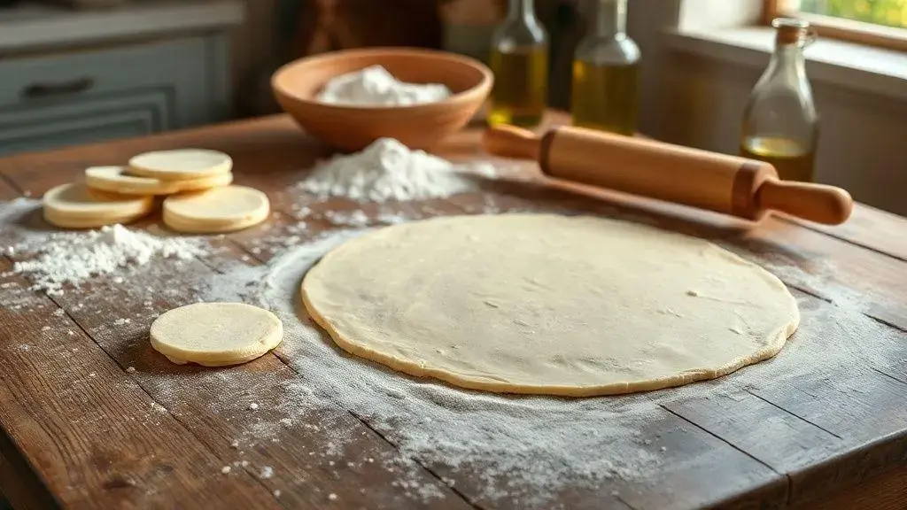 massa de pastel simples