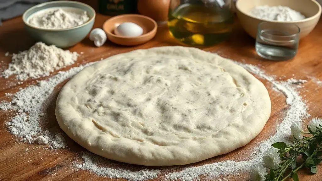 massa tradicional de pizza