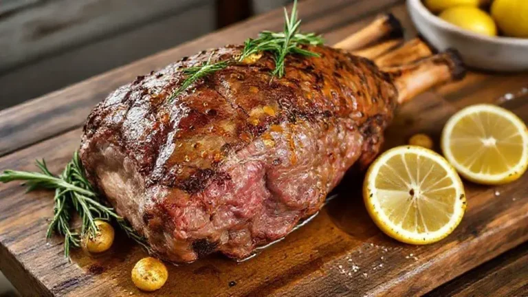 Paleta de cordeiro assada