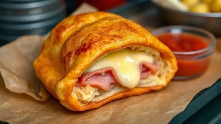 Pastel de feira com cachaça