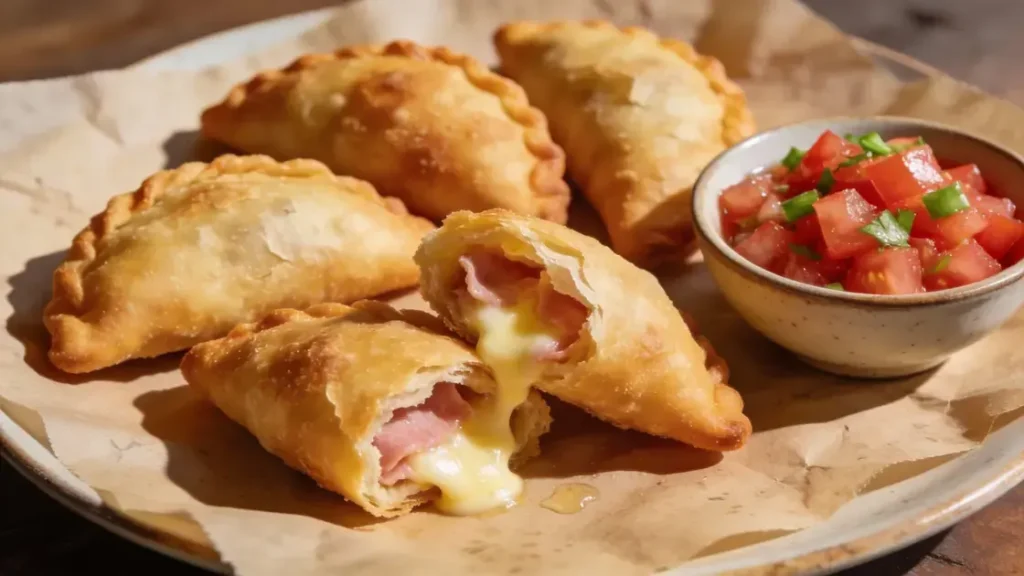 Pastel de feira com vinagre