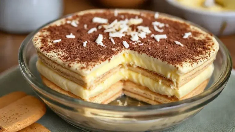 Pavê de biscoito maizena