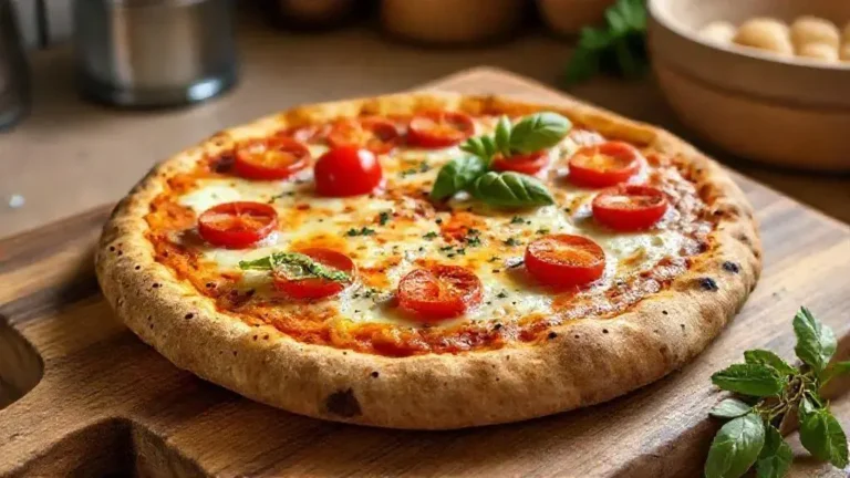 pizza sem farinha de trigo