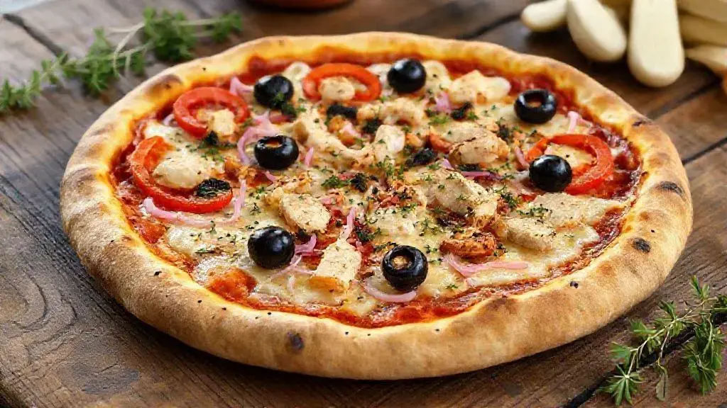 Pizza sem farinha de trigo