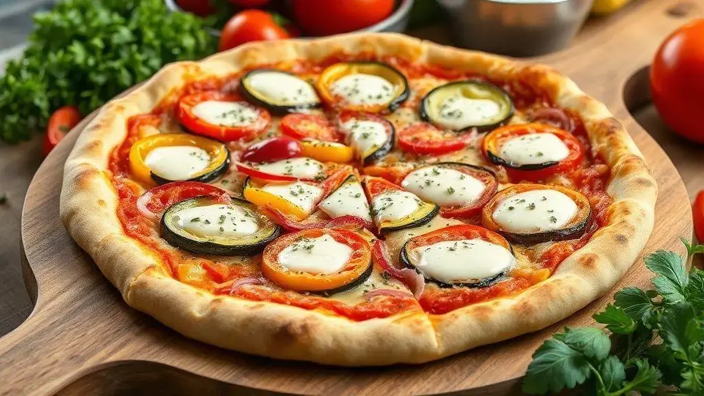 pizza vegetariana