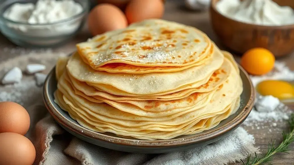 Receita de massa crepe