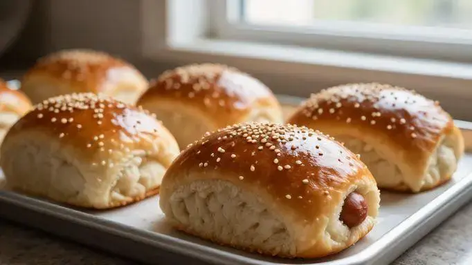 Receita de pão para cachorro quente