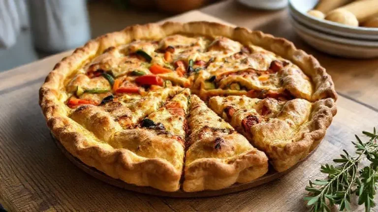 Receita de torta vegetariana