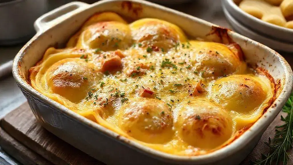 Rondelli de presunto e queijo