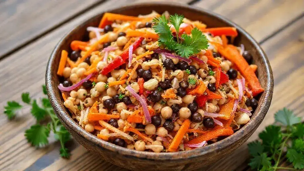 salada de feijão fradinho