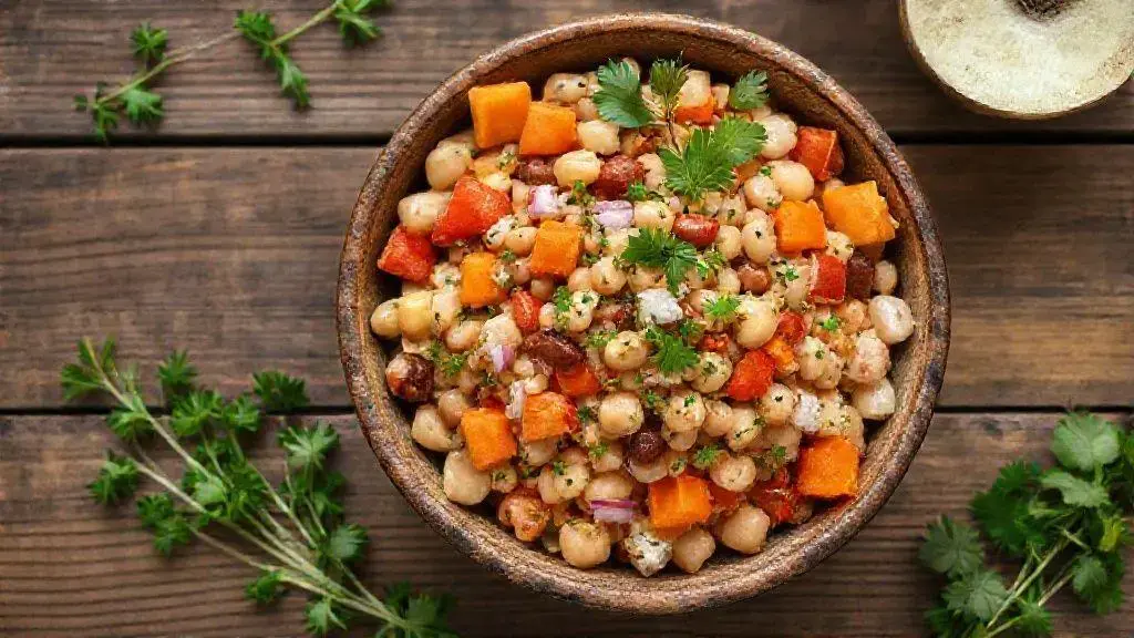 salada de feijão fradinho