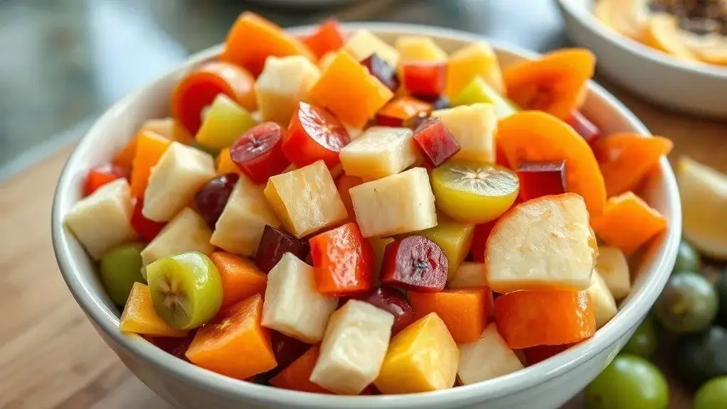 Salada de frutas simples