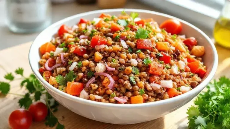 salada de lentilha