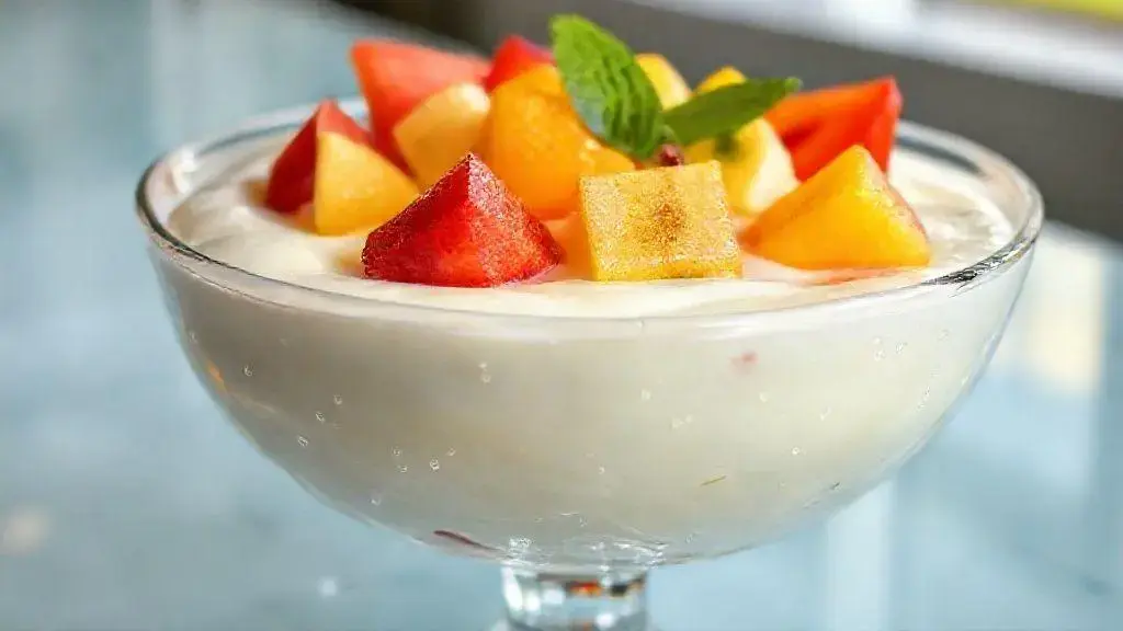 Sobremesa de geladeira