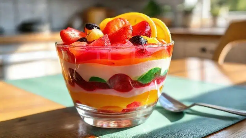 Sobremesa de gelatina