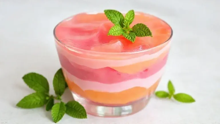 Sobremesa de gelatina