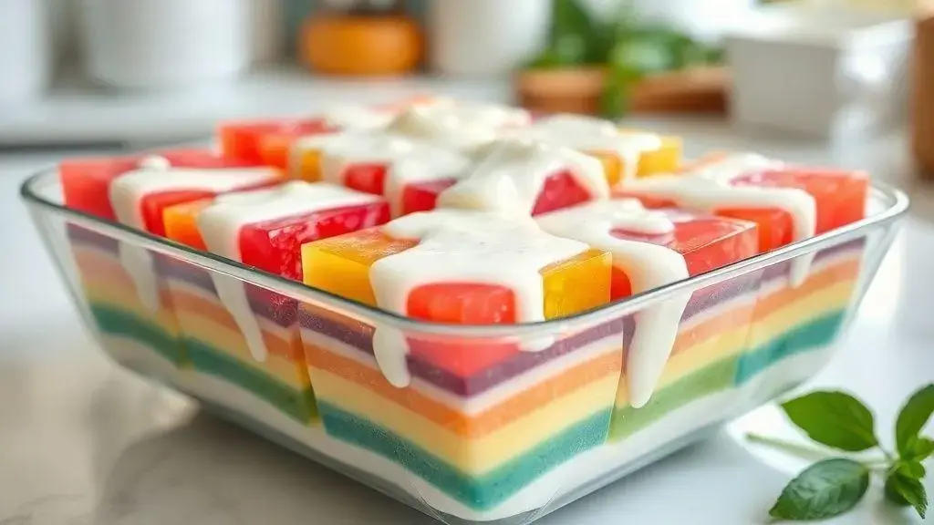 sobremesa de gelatina com leite condensado