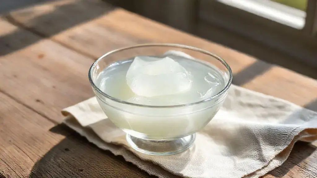 Sobremesa de gelatina sem sabor