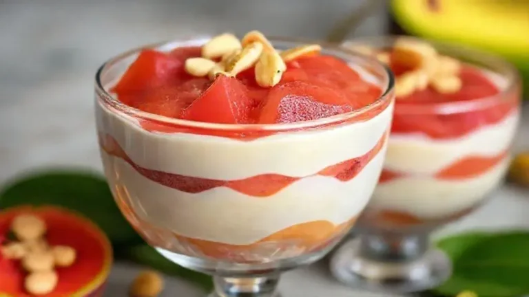 Sobremesa de goiabada com creme de leite