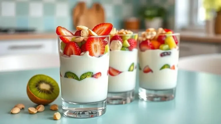 Sobremesa de iogurte