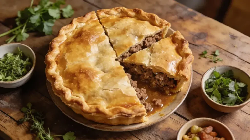 torta de carne moída