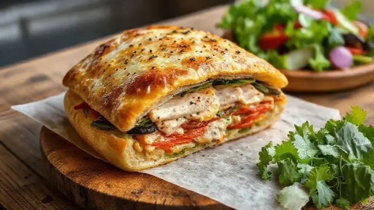 Torta salgada com pão de forma