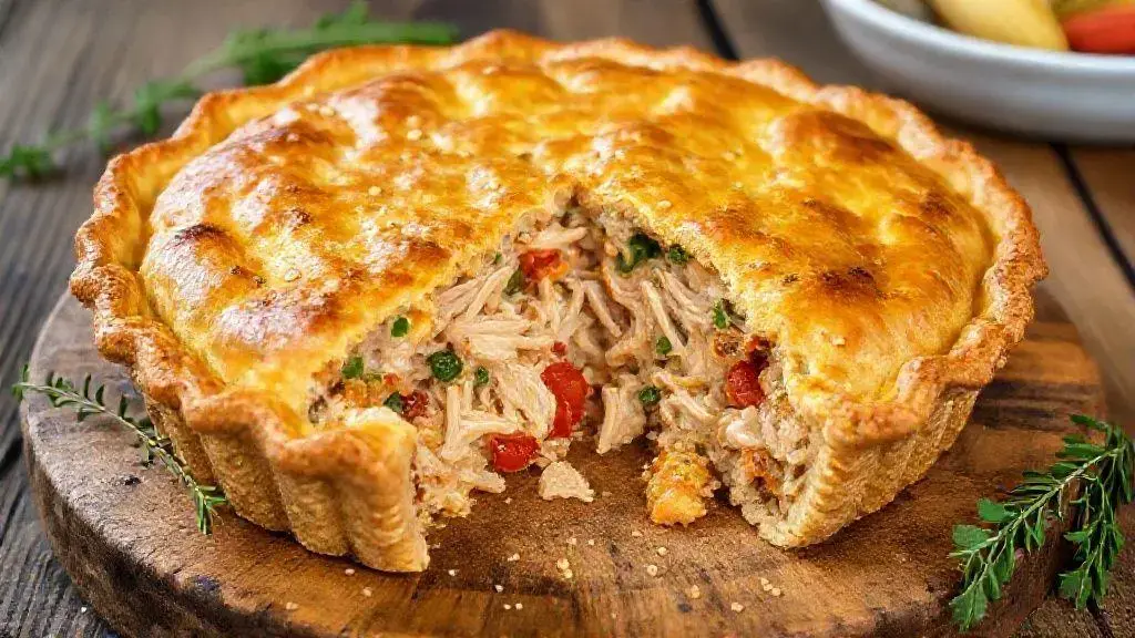 Torta salgada de frango