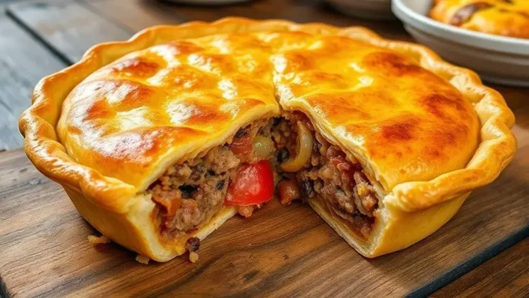 torta salgada de salsicha