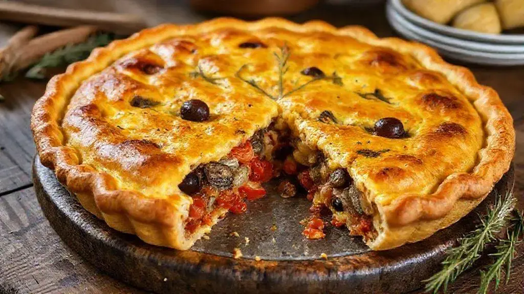 torta salgada de sardinha