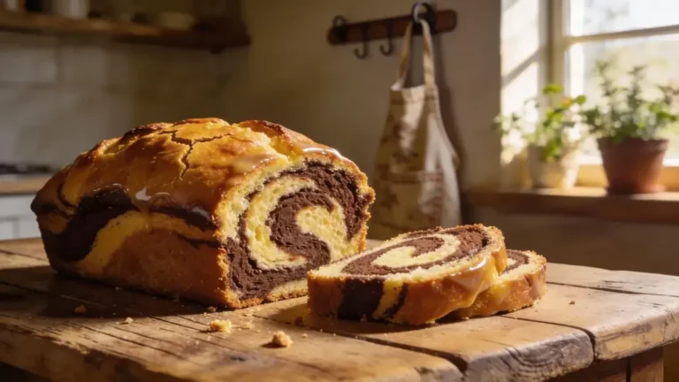 bolo mesclado fofinho