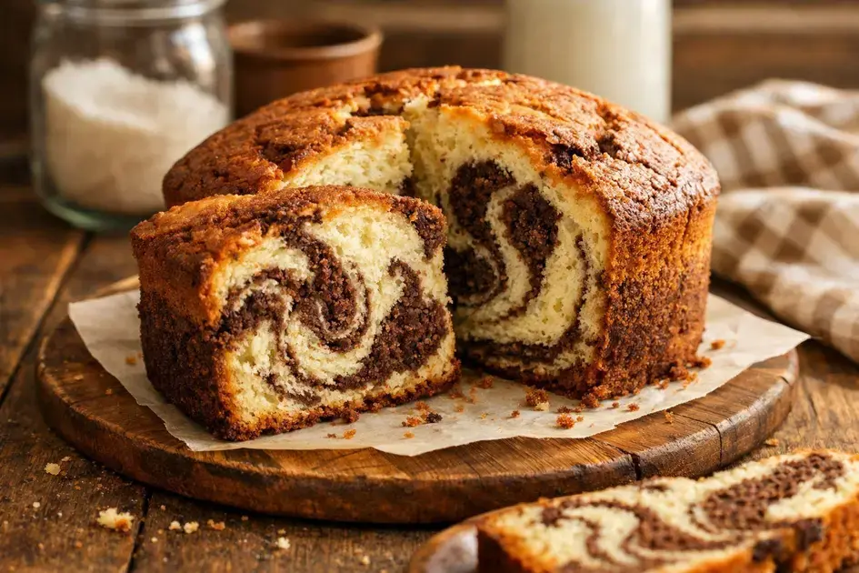 bolo mesclado simples