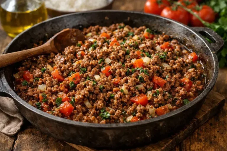 carne moída simples