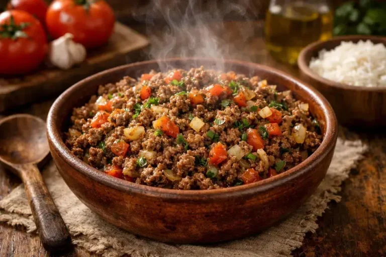 Carne moída simples