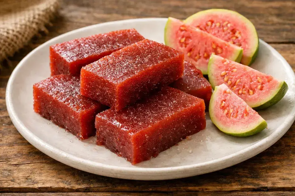 doce de goiaba em pedaço