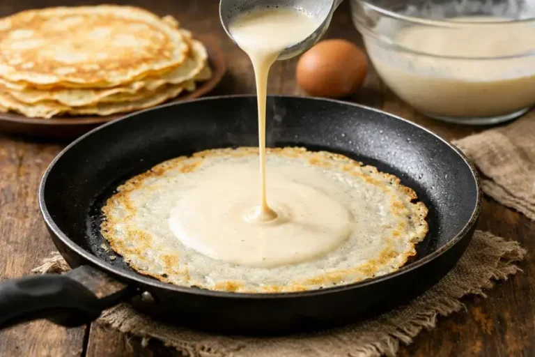 massa de panqueca simples