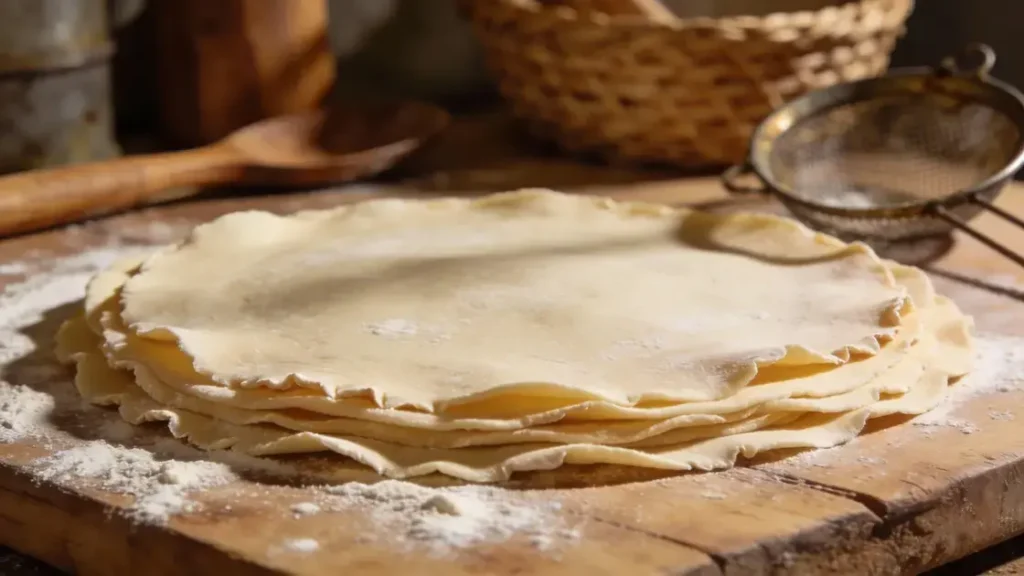 massa de pastel caseiro