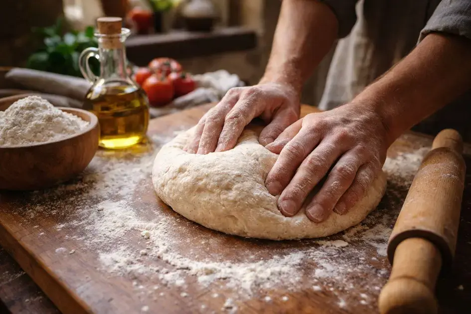 Massa de pizza caseira