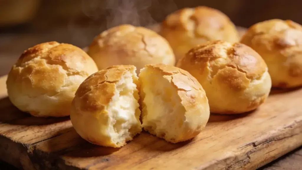 Pão de queijo com polvilho azedo
